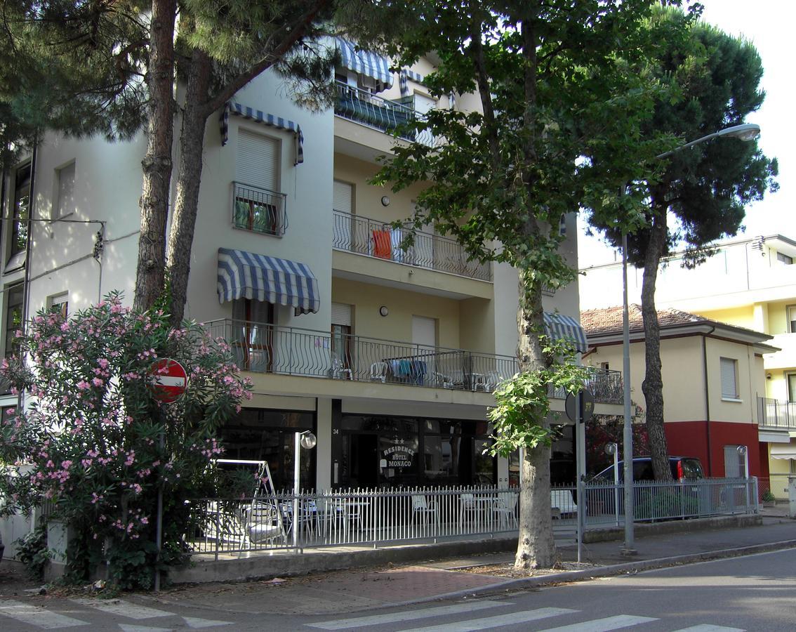 Residence Monaco Appartamenti Римини Экстерьер фото